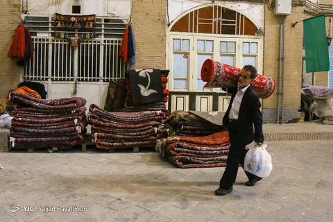 گزارش تصویری از تیمچه بزرگ بازار سنتی قم