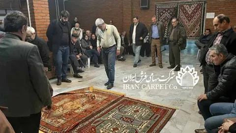 حراج هفتگی فرش های دستباف در شرکت سهامی فرش ایران