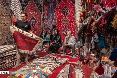 گزارش تصویری از شانزدهمین نمایشگاه فرش دستباف فارس