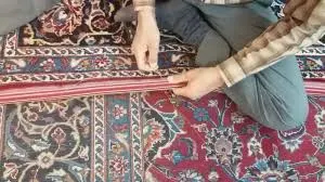 لفافه دوزی ریشه های فرش دستباف چگونه انجام می شود؟
