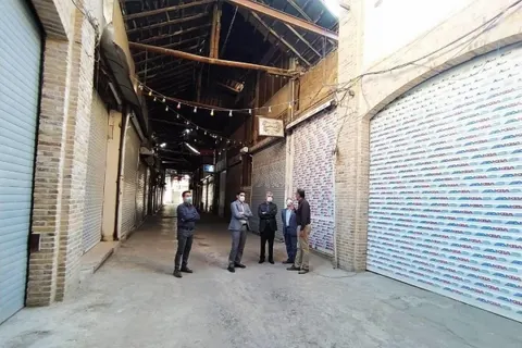مرمت بازار فرش احیای هویت تاریخی مشهد است