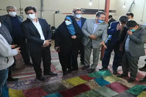افتتاح ۲ شرکت تعاونی فرش دستباف و کارگاه قالیشویی در اردبیل