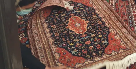 گره کور فرش دستباف در آذربایجان غربی