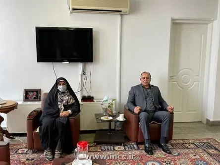 گفت و گوی احدعظیم زاده با رئیس مرکز ملی فرش ایران