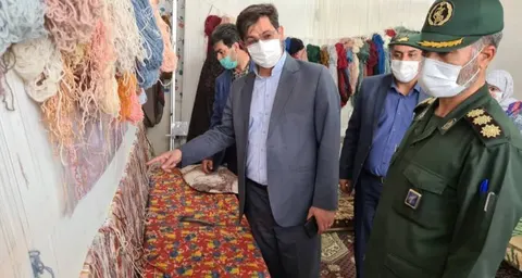 بهره برداری از واحد تولیدکننده فرش دستباف در نیر