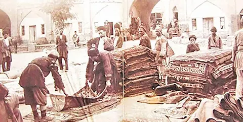 رونمایی از فرش ها‌ی دوره قاجا‌ر و پهلوی اول در البرز