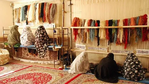 رج هایی که با عشق حسین بافته می‌شوند
