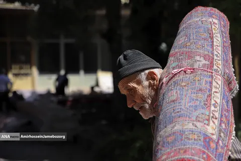 گزارش تصویری از بازار فرش همدان